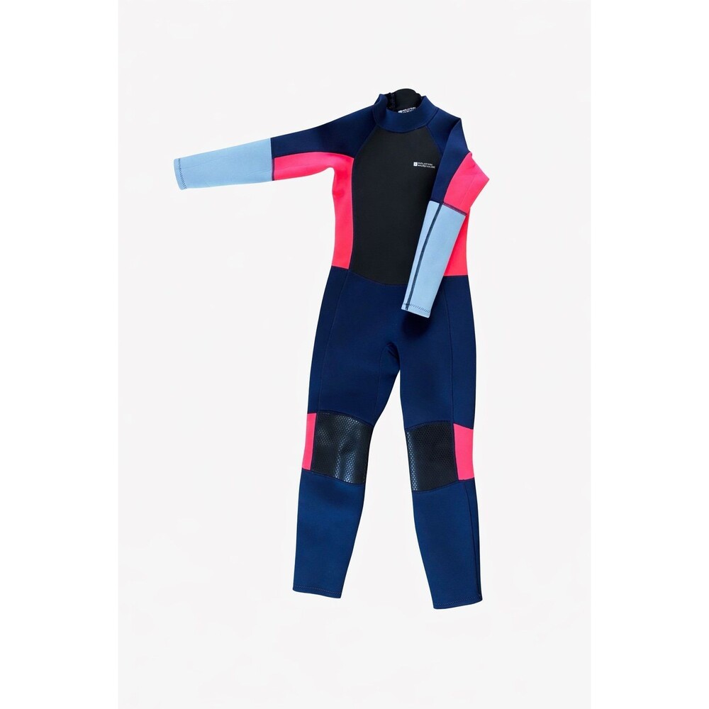 Mountain Warehouse Beach Kids Wetsuit 11-12 Years Navy Pink Gray Full Length